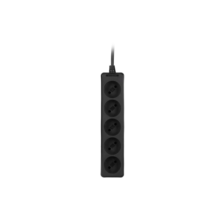 Мережевий подовжувач 2E 5XCEE7/17, 1.5м, black (2E-U0510M1.5BK_Gift) - фото 2