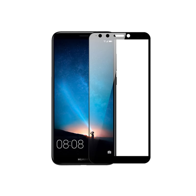Скло захисне PowerPlant Full screen Huawei Y9 (2018), Black (GL604937) - фото 1