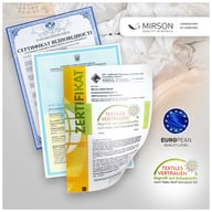 Подушка MirSon для подорожей №8735 Naturale Line 11-2208 Mint 50% Memory (2200006348207) - фото 5