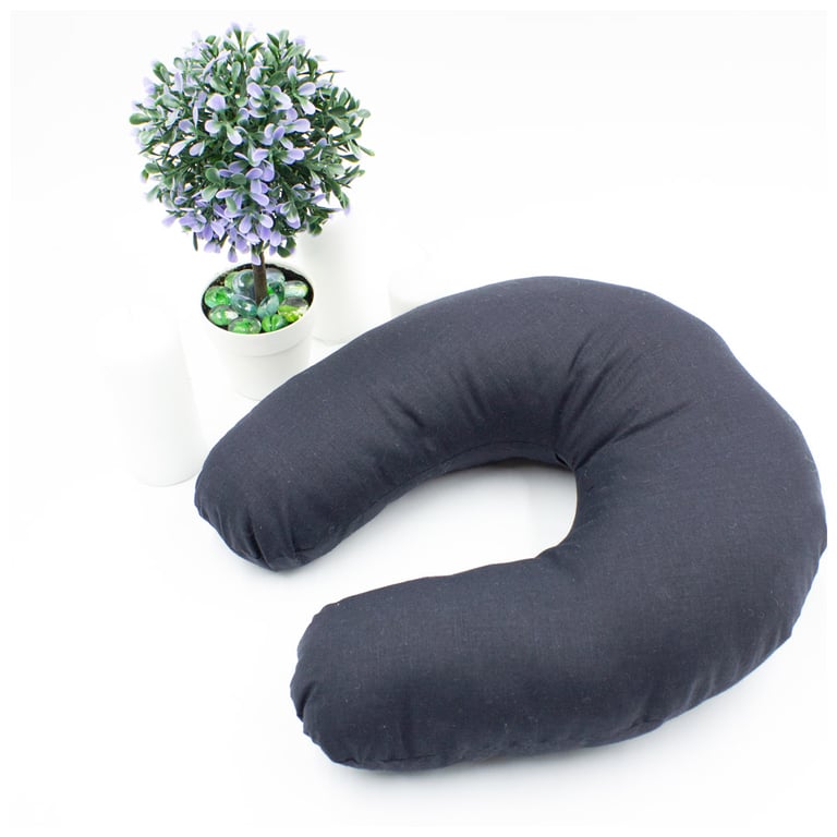 Подушка MirSon для подорожей №8744 Naturale Line 16-9000 Black Stone 50% Memory (2200006348290) - фото 4