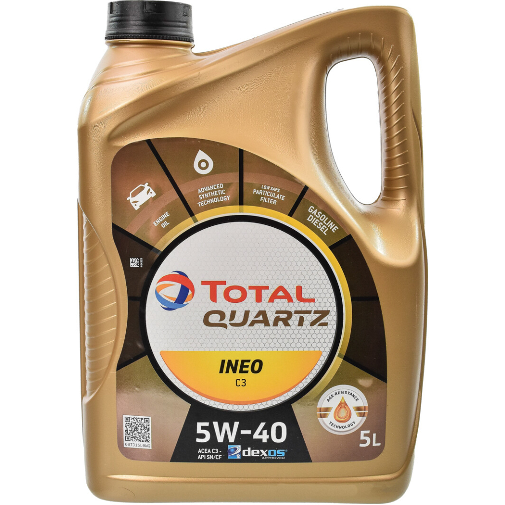 Моторна олива Total QUARTZ Ineo C3 5w40 5л (213790) Моторна олива Total QUARTZ Ineo C3 5w40 5л (213790)