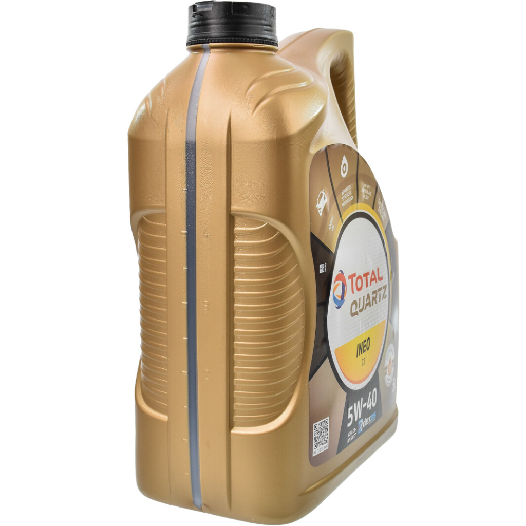 Моторна олива Total QUARTZ Ineo C3 5w40 5л (213790) - фото 2 Моторна олива Total QUARTZ Ineo C3 5w40 5л (213790) - фото 2