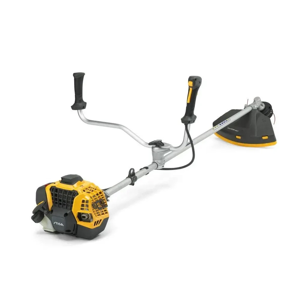 Тример садовий Stiga бензиновий 1.2 кВт, ніж та волосінь, вага 7.4 кг (BC740B) - фото 1 Тример садовий Stiga бензиновий 1.2 кВт, ніж та волосінь, вага 7.4 кг (BC740B) - фото 1