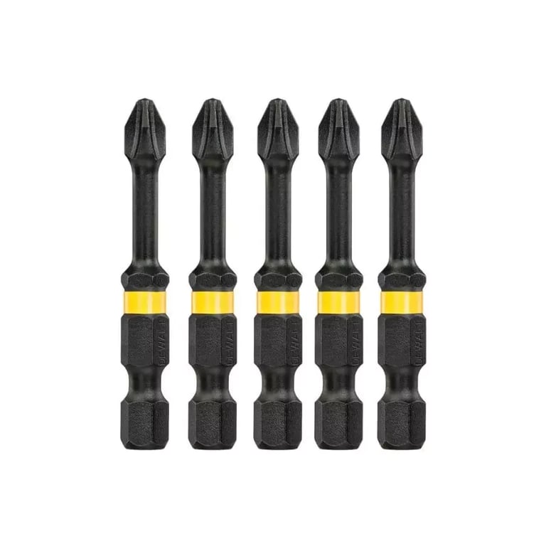Набір біт DeWALT IMPACT TORSION, ударні, Philips, Ph2, L = 50 мм, 5 шт (DT7998T) - фото 2