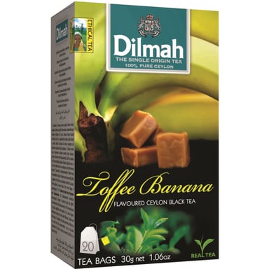Чай Dilmah Іриска та банан 20х1.5 г (9312631142235) - фото 1