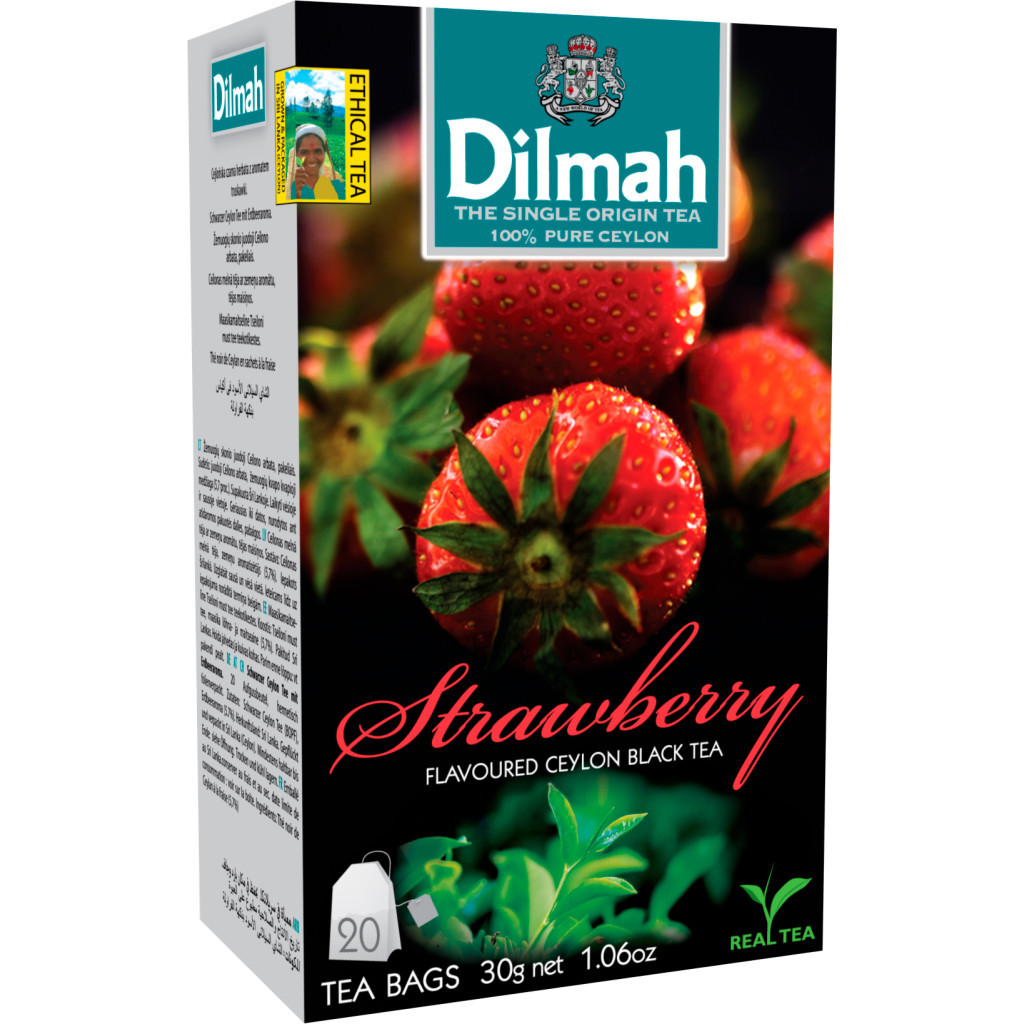 Чай Dilmah Полуниця 20х1.5 г (9312631142228) - фото 1