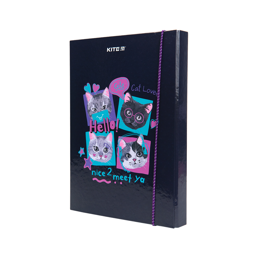 Папка для зошитів Kite В5 на гумці So Sweet, картон (K23-210-1) - фото 1 Папка для зошитів Kite В5 на гумці So Sweet, картон (K23-210-1) - фото 1