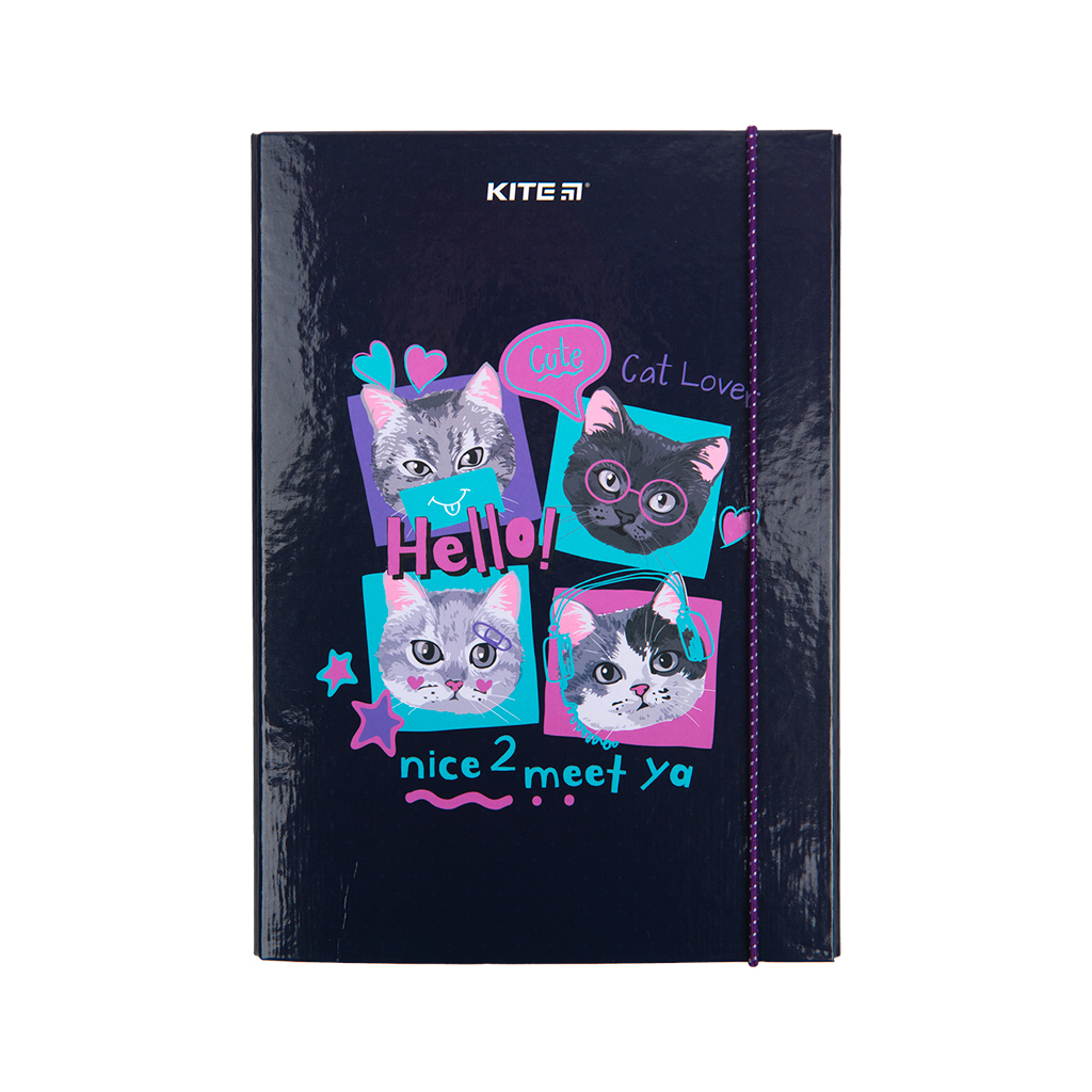 Папка для зошитів Kite В5 на гумці So Sweet, картон (K23-210-1) - фото 2 Папка для зошитів Kite В5 на гумці So Sweet, картон (K23-210-1) - фото 2
