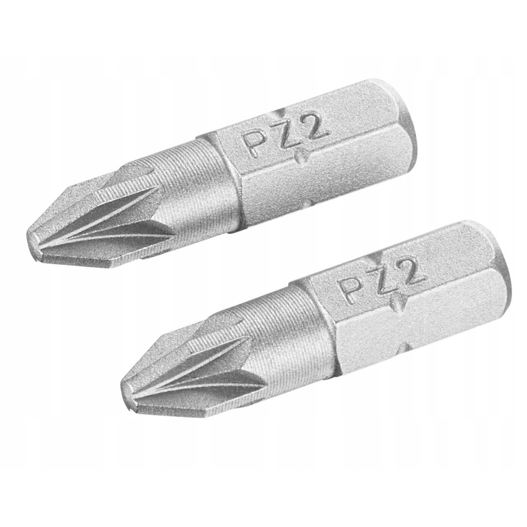 Набір біт Stanley Pozidriv, Pz2, L = 25 мм, 2 шт, блістер (STA61041) - фото 2 Набір біт Stanley Pozidriv, Pz2, L = 25 мм, 2 шт, блістер (STA61041) - фото 2