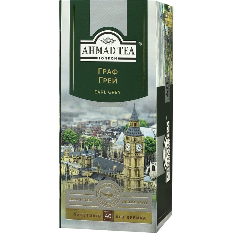 Чай Ahmad Tea Граф Грей 40х2 г (54881006828) - фото 1