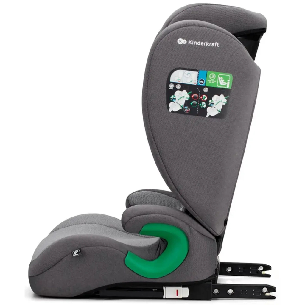 Автокрісло Kinderkraft Junior Fix 2 i-Size Rocket Grey (KCJUFI20GRY0000) (5902533921577) - фото 3 Автокрісло Kinderkraft Junior Fix 2 i-Size Rocket Grey (KCJUFI20GRY0000) (5902533921577) - фото 3
