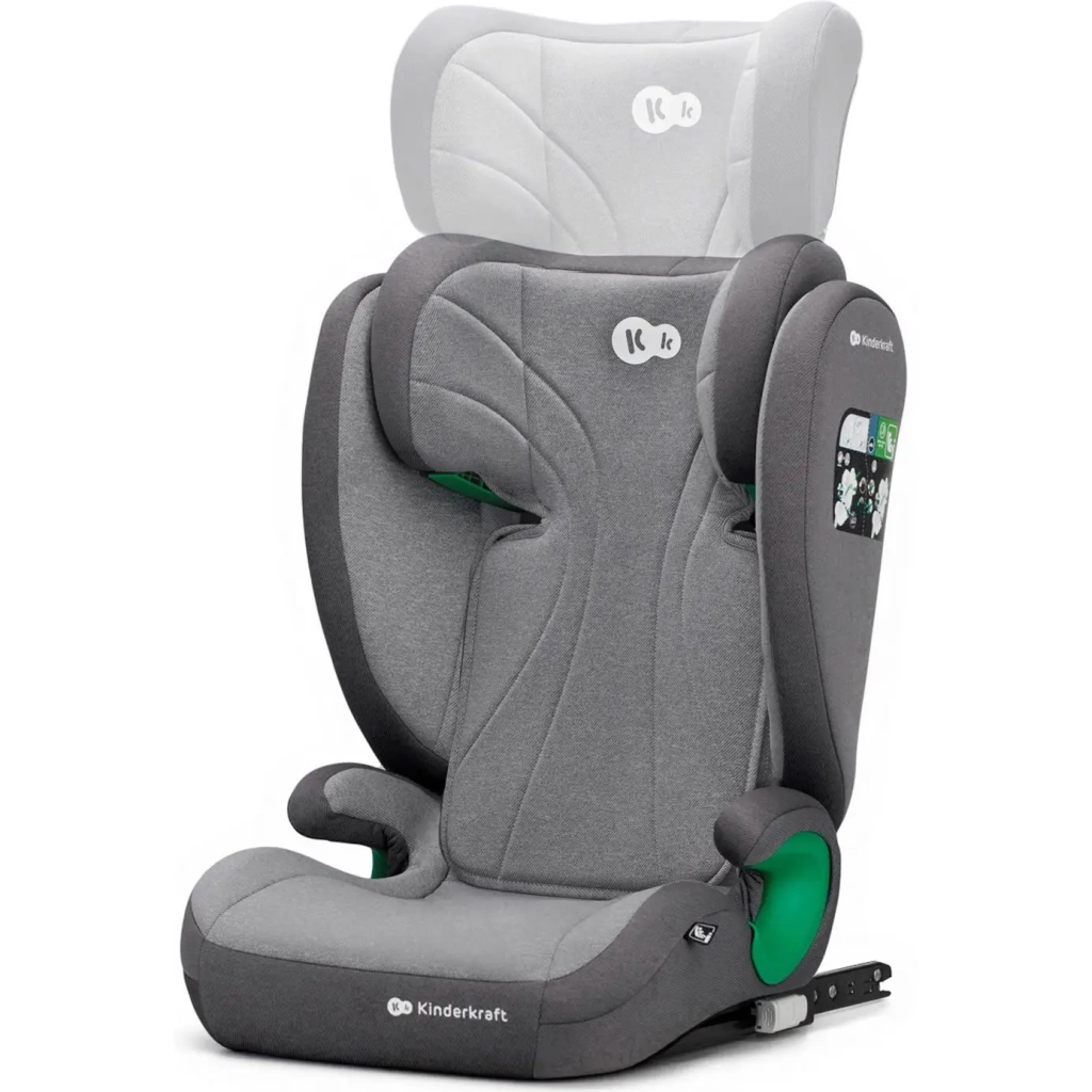 Автокрісло Kinderkraft Junior Fix 2 i-Size Rocket Grey (KCJUFI20GRY0000) (5902533921577) - фото 5 Автокрісло Kinderkraft Junior Fix 2 i-Size Rocket Grey (KCJUFI20GRY0000) (5902533921577) - фото 5