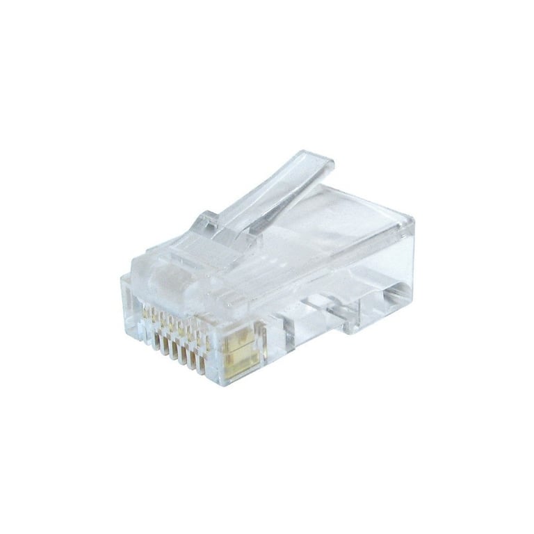 Конектор RJ45 cat.6 UTP 8P8C * 10 (позолоч. конт.) Cablexpert (LC-8P8C-002/10) - фото 1