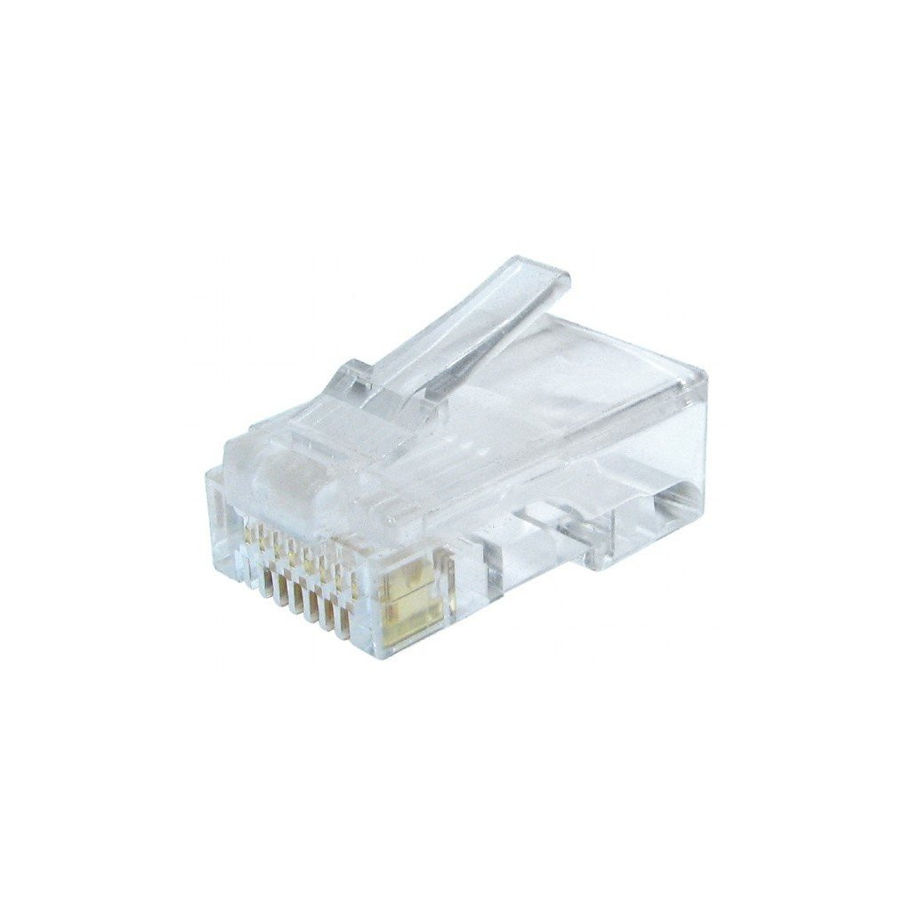 Конектор RJ45 cat.6 UTP 8P8C * 100 (позолоч. конт.) Cablexpert (LC-8P8C-002/100) - фото 1