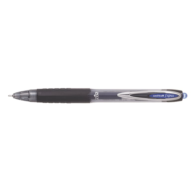 Ручка гелева UNI автоматична Signo 207 синій 0,7 мм (UMN-207.Blue) - фото 1