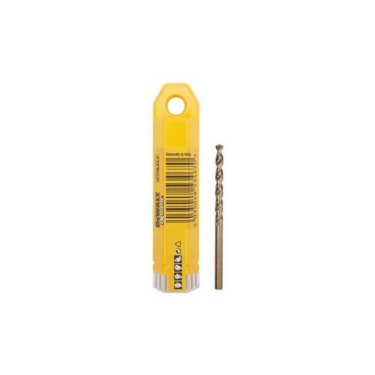 Свердло DeWALT по металу EXTREME INDUSTRIAL COBALT HSS-CO, 3.2 х 65 х 36 мм, 10 шт (DT4921) - фото 2