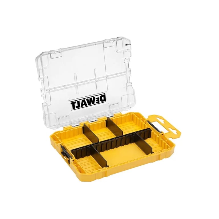Ящик для інструментів DeWALT для біт системи TSTAK Tough Case М з футляро та касетами 4 шт, роздільники 6шт (DT70802) - фото 1
