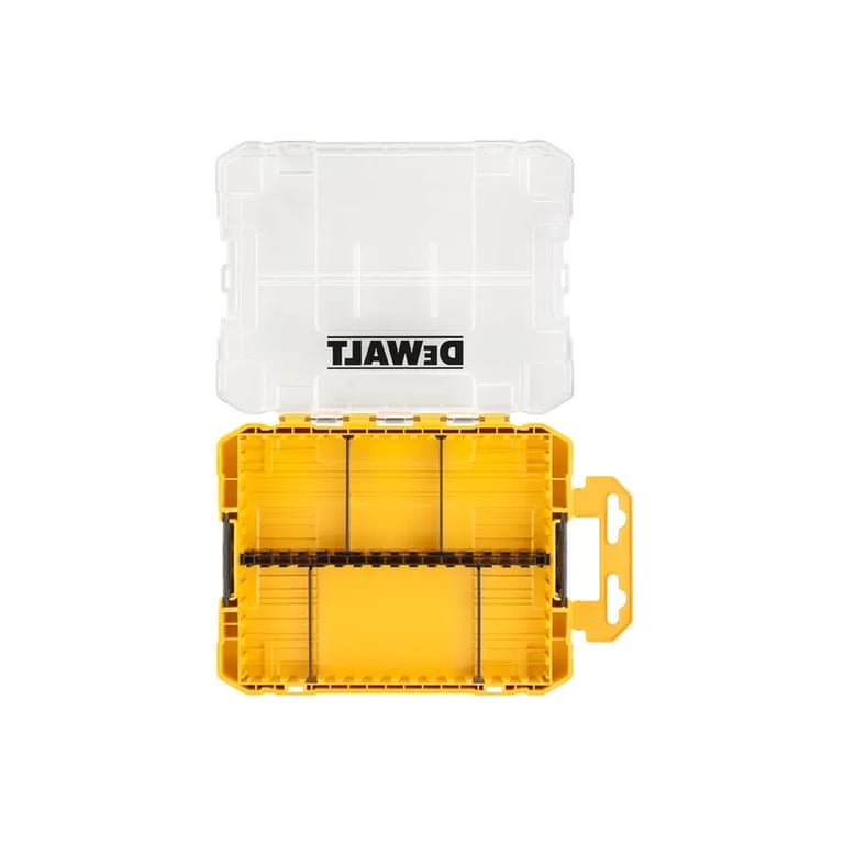Ящик для інструментів DeWALT для біт системи TSTAK Tough Case М з футляро та касетами 4 шт, роздільники 6шт (DT70802) - фото 2