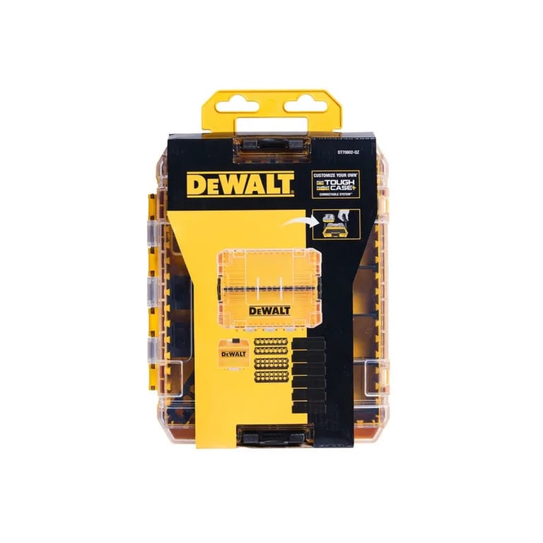 Ящик для інструментів DeWALT для біт системи TSTAK Tough Case М з футляро та касетами 4 шт, роздільники 6шт (DT70802) - фото 5