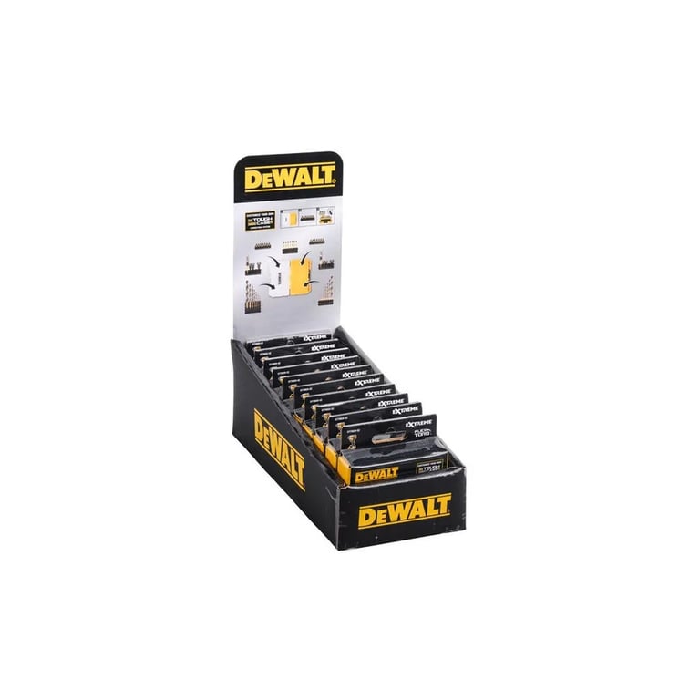 Набір біт DeWALT в касеті для Tough Case, FlexTorq, L=57 мм, Рh1, Рh2-2шт, Рz1, Рz2-2шт. (DT70819) - фото 3