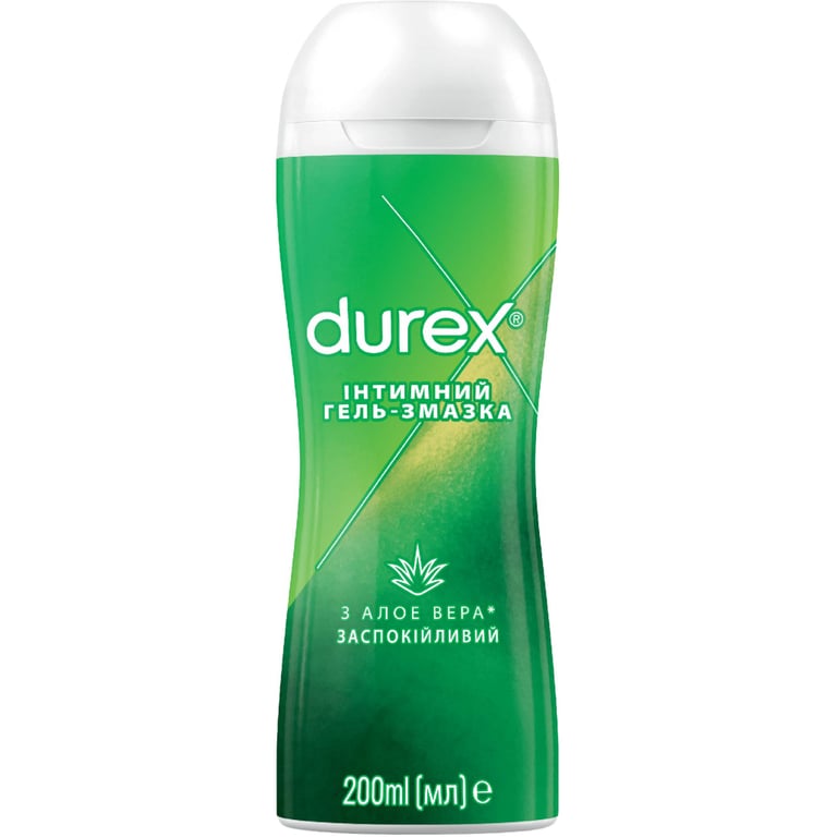 Інтимний гель-змазка Durex Play Aloe Vera з алое вера (лубрикант) 200 мл (4820108005310) - фото 1
