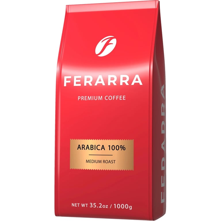Кава Ferarra Caffe 100% Arabica в зернах 1 кг (fr.17673) - фото 1