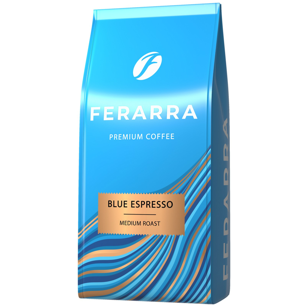 Кава Ferarra Blu Espresso в зернах 1 кг (fr.74100) - фото 1 Кава Ferarra Blu Espresso в зернах 1 кг (fr.74100) - фото 1