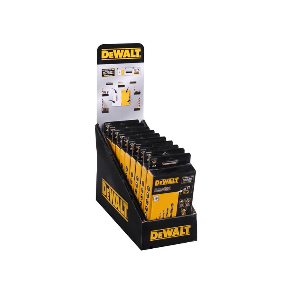 Набір свердл DeWALT у касеті для Tough Case, по металу Black&Gold, 7 шт. (DT70828) - фото 3 Набір свердл DeWALT у касеті для Tough Case, по металу Black&Gold, 7 шт. (DT70828) - фото 3