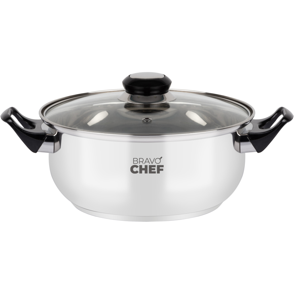 Каструля Bravo Chef 4.5 л Bakelite (BC-2002-24) - фото 1 Каструля Bravo Chef 4.5 л Bakelite (BC-2002-24) - фото 1