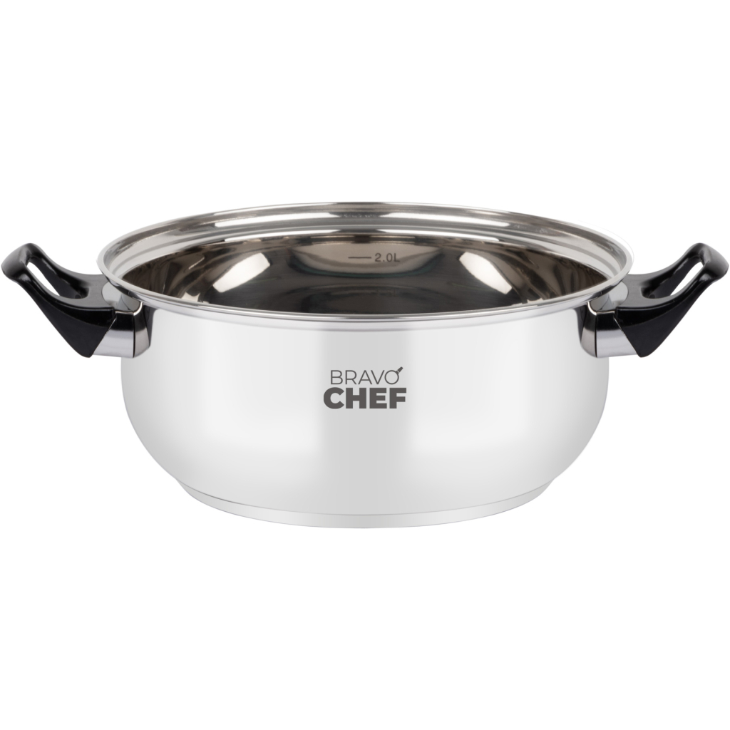 Каструля Bravo Chef 4.5 л Bakelite (BC-2002-24) - фото 4 Каструля Bravo Chef 4.5 л Bakelite (BC-2002-24) - фото 4