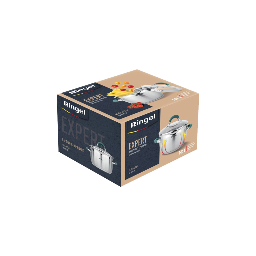 Каструля Ringel Expert 3.5л (RG 2018-20) - фото 4 Каструля Ringel Expert 3.5л (RG 2018-20) - фото 4