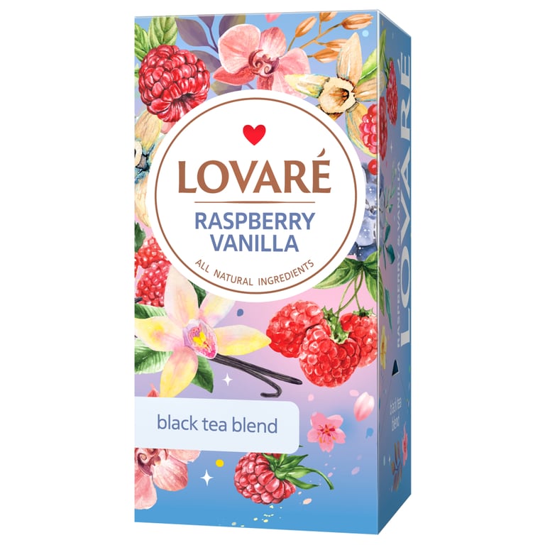 Чай Lovare “Raspberry vanilla” 24х2 г (lv.72724)