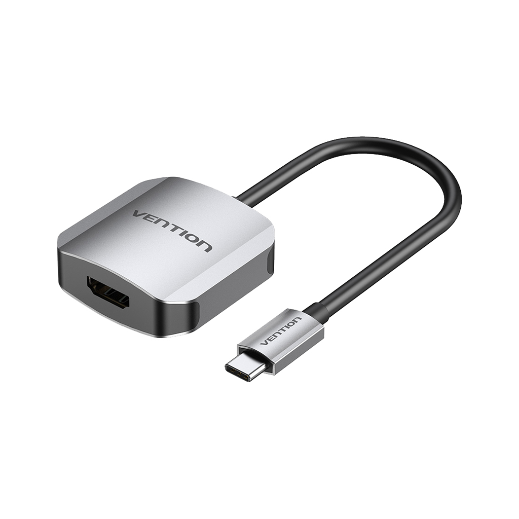 Перехідник USB3.1 Type-C to HDMI (F) 4K 30HZ 0.15m Vention (TDEHB) - фото 1