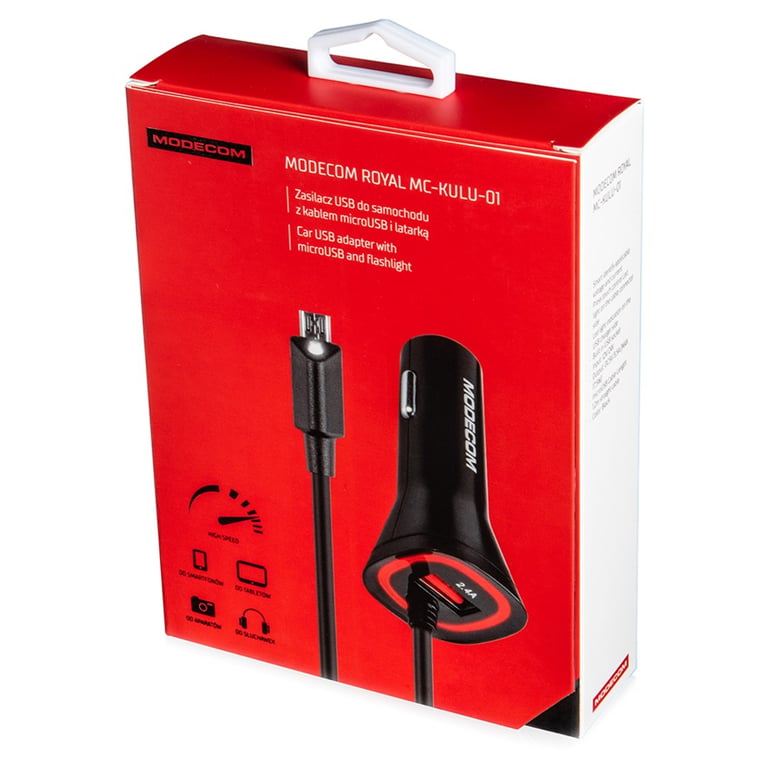 Зарядний пристрій Modecom USB 2.4A + cable Micro USB Royal KULU-01 (ZT-MC-KULU-01) - фото 6