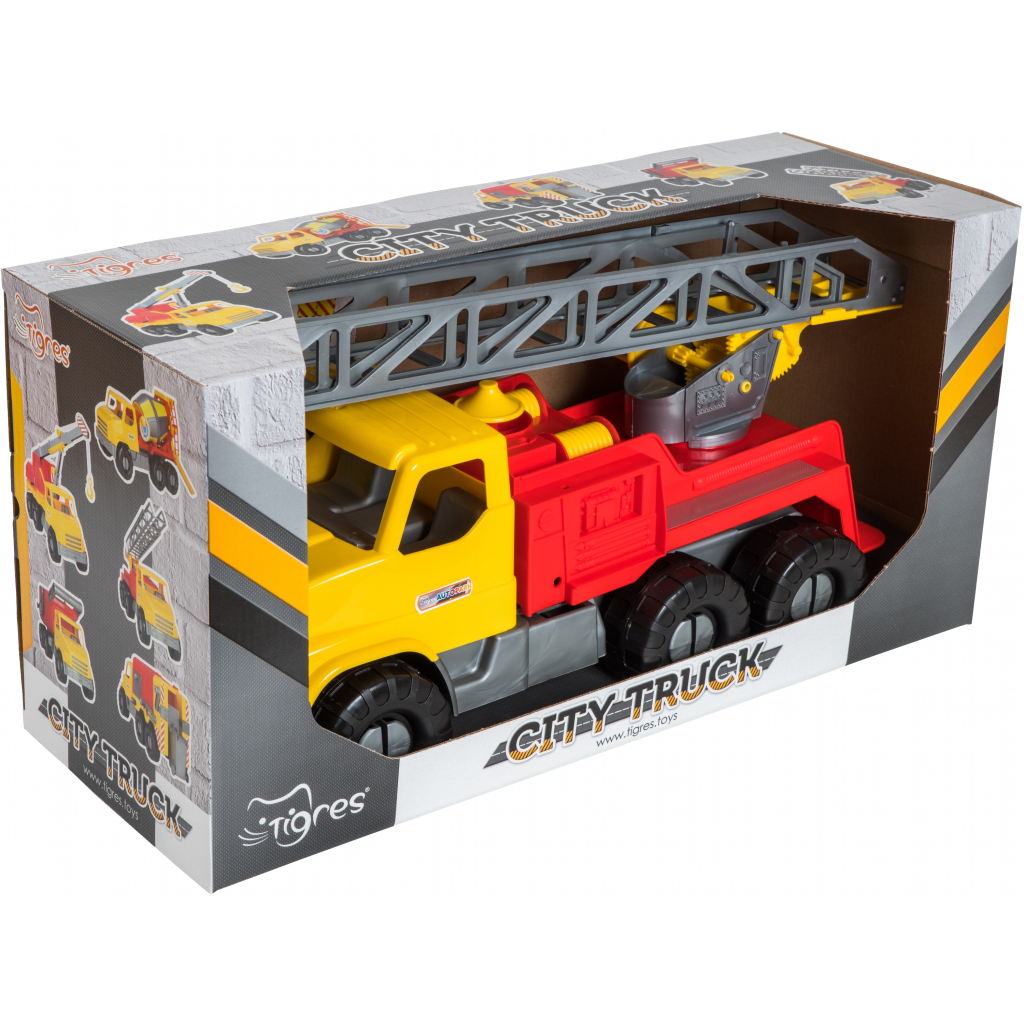 Спецтехніка Tigres Авто "City Truck" пожежна в коробці (39367) - фото 2 Спецтехніка Tigres Авто "City Truck" пожежна в коробці (39367) - фото 2