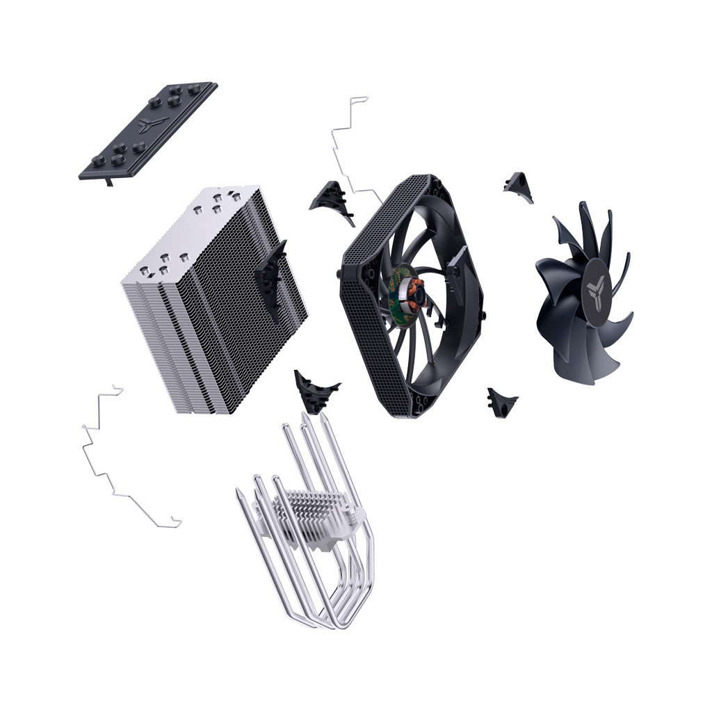 Кулер до процесора JONSBO PISA A4 Gray - фото 8 Кулер до процесора JONSBO PISA A4 Gray - фото 8