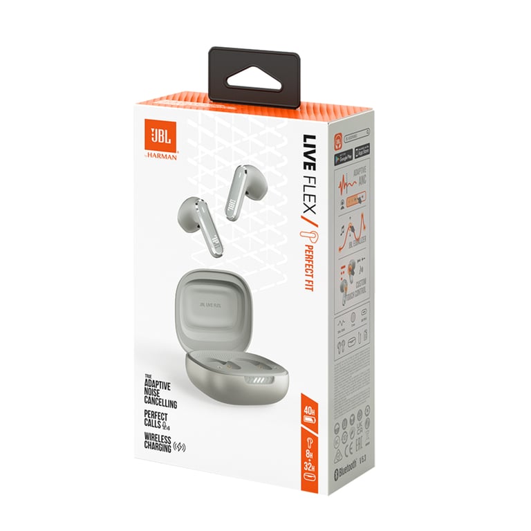 Навушники JBL Live Flex Silver (JBLLIVEFLEXSVR) - фото 11