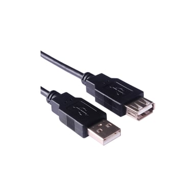 Дата кабель USB 2.0 AM/AF 2.0m Manhattan Kingda (KDUSB2004-2M) - фото 1