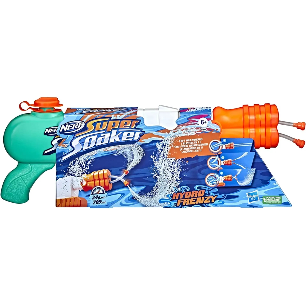 Іграшкова зброя Hasbro Nerf Водний бластер Гідро Фрінзі (F3891) - фото 3 Іграшкова зброя Hasbro Nerf Водний бластер Гідро Фрінзі (F3891) - фото 3