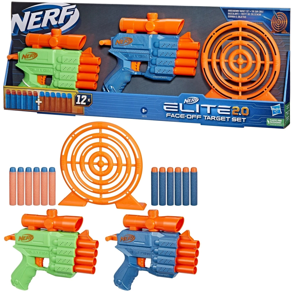 Іграшкова зброя Hasbro Nerf набір бластерів Elite 2.0 fase off Target (F8273) - фото 2 Іграшкова зброя Hasbro Nerf набір бластерів Elite 2.0 fase off Target (F8273) - фото 2