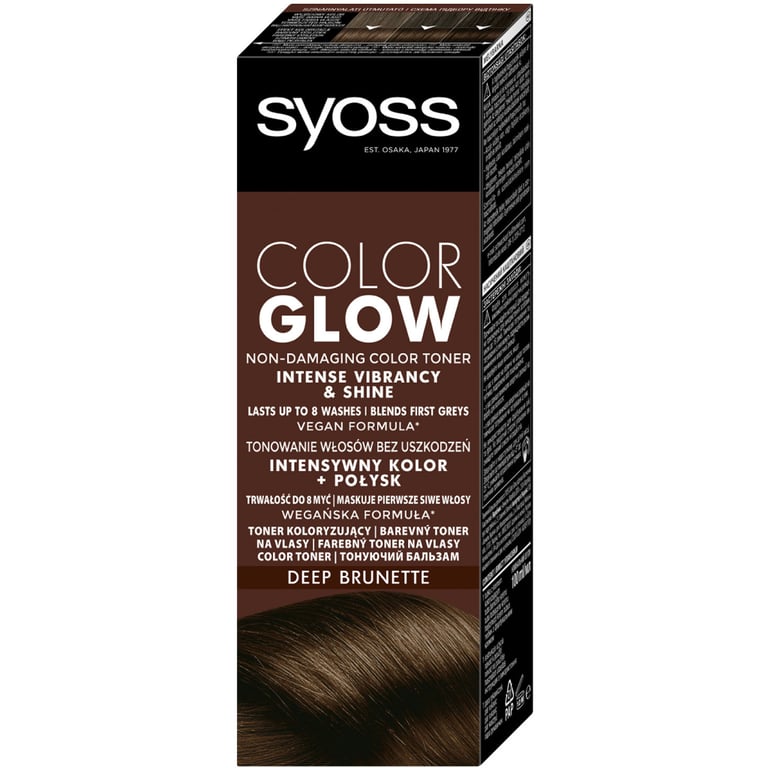Відтінковий бальзам Syoss Color Glow Deep Brunette - Насичений Каштановий 100 мл (9000101679403) - фото 2