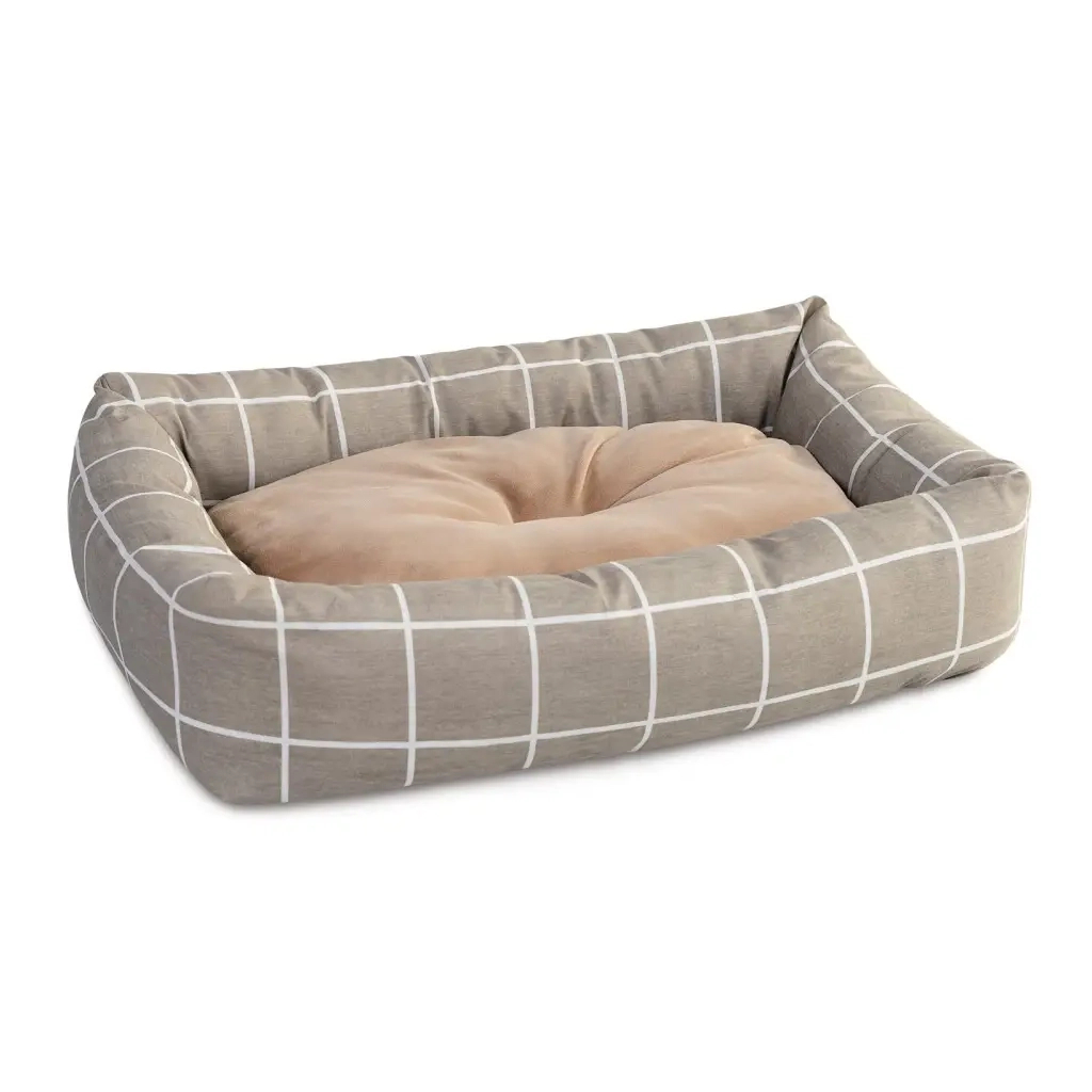 Лежак для тварин Природа Buddy 50х40х12 см (бежевий) (4823082430697) - фото 1