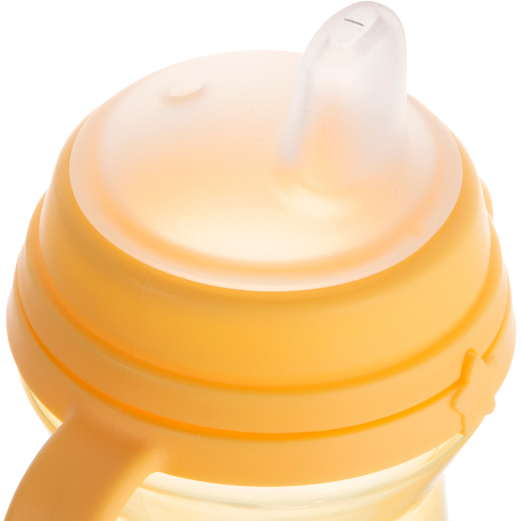 Поїльник-непроливайка Canpol babies з силіконовим носиком FirstCup 250 мл Жовта (56/615_yel) - фото 3 Поїльник-непроливайка Canpol babies з силіконовим носиком FirstCup 250 мл Жовта (56/615_yel) - фото 3