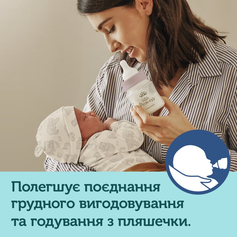 Пляшечка для годування Canpol babies Royal Baby з широким отвором 240 мл Рожева (35/234_pin) - фото 7
