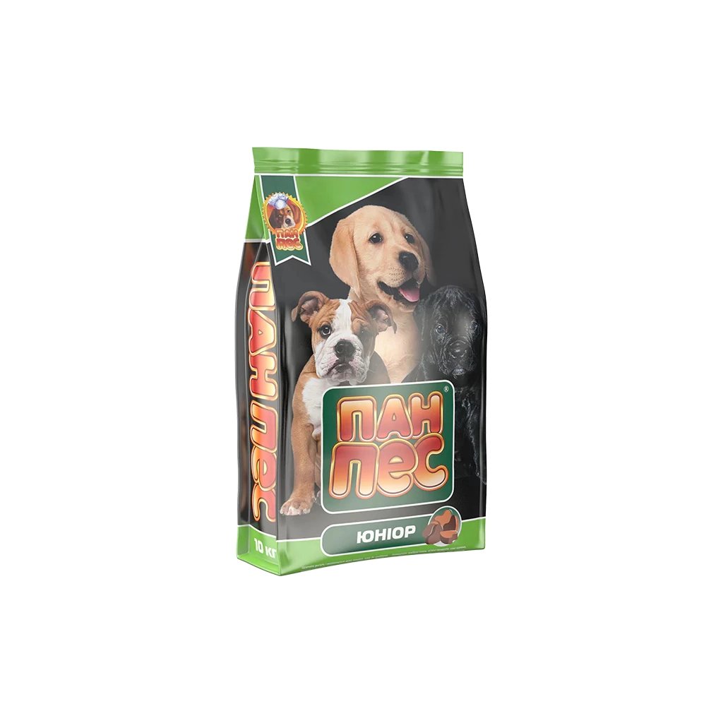 Сухий корм для собак Пан Пес Юніор 10 кг (4820111140305) - фото 1 Сухий корм для собак Пан Пес Юніор 10 кг (4820111140305) - фото 1