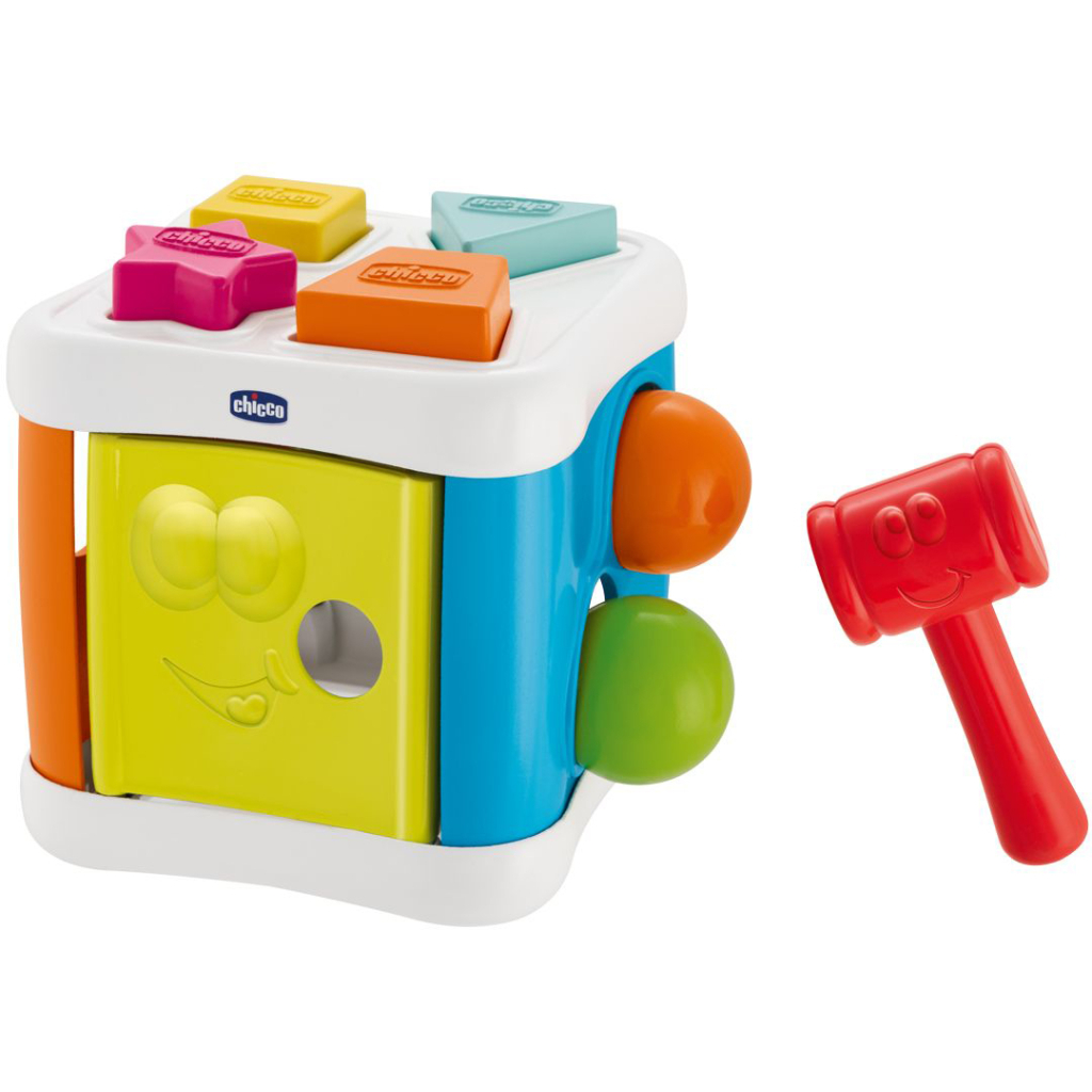 Розвиваюча іграшка Chicco сортер 2 в 1 Куб (09686.10) - фото 1 Розвиваюча іграшка Chicco сортер 2 в 1 Куб (09686.10) - фото 1