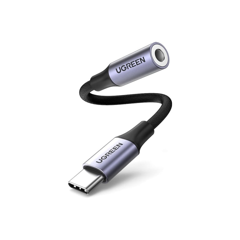 Перехідник USB-C to 3.5mm F 0.10m AV161 Ugreen (80154) - фото 1