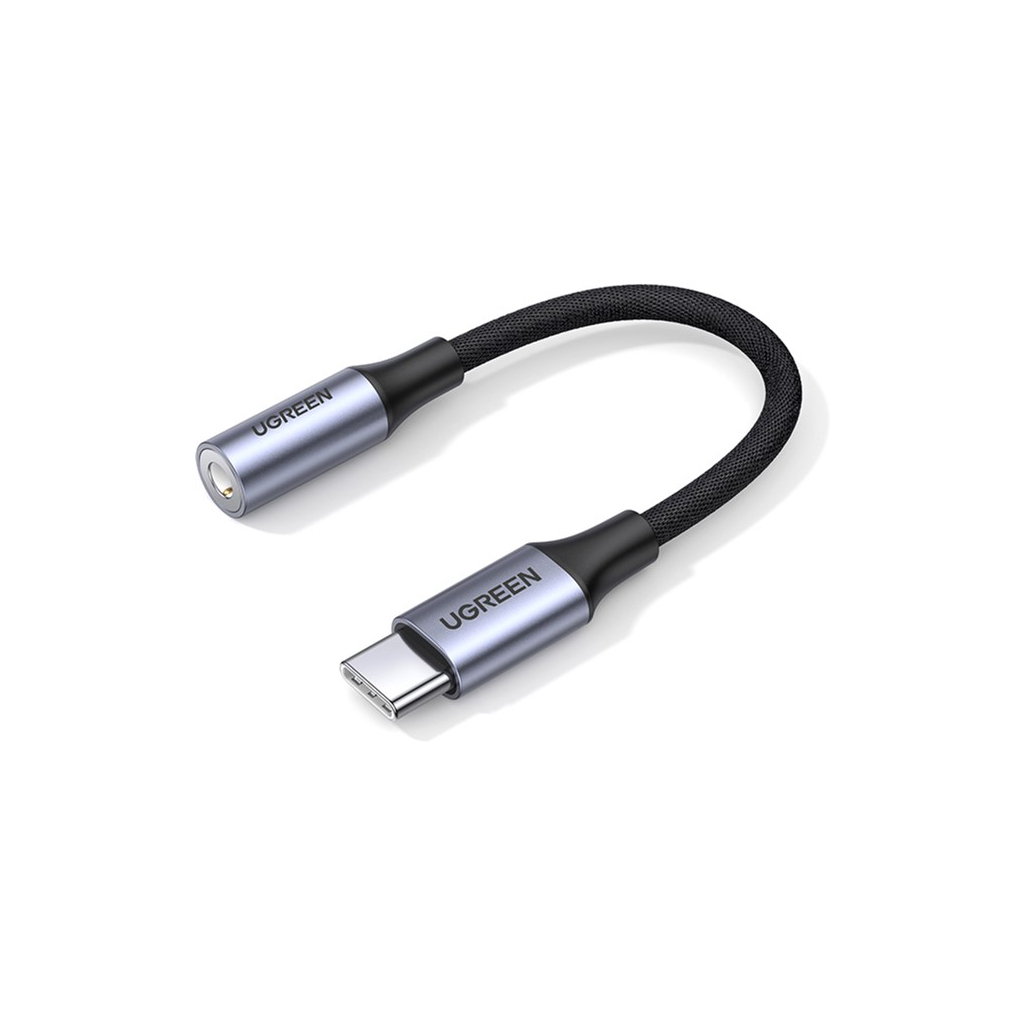 Перехідник USB-C to 3.5mm F 0.10m AV161 Ugreen (80154) - фото 2 Перехідник USB-C to 3.5mm F 0.10m AV161 Ugreen (80154) - фото 2