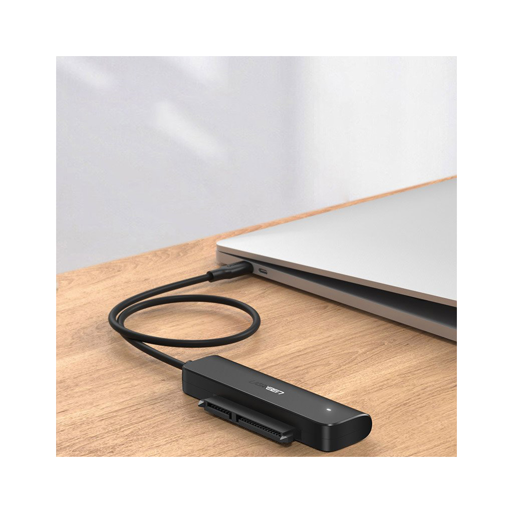 Перехідник USB 3.0 Type-C to SATA III (F) CM321 Ugreen (70610) - фото 3 Перехідник USB 3.0 Type-C to SATA III (F) CM321 Ugreen (70610) - фото 3