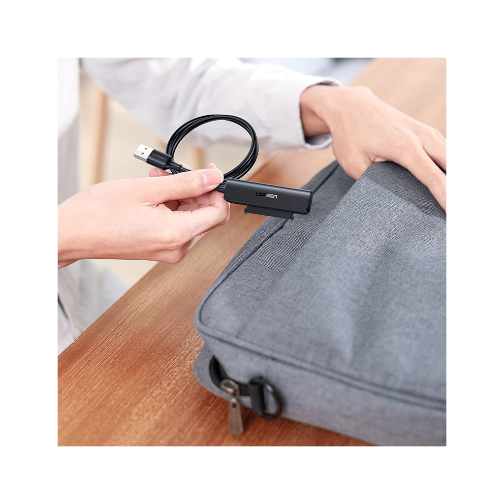 Перехідник USB 3.0 Type-C to SATA III (F) CM321 Ugreen (70610) - фото 7 Перехідник USB 3.0 Type-C to SATA III (F) CM321 Ugreen (70610) - фото 7